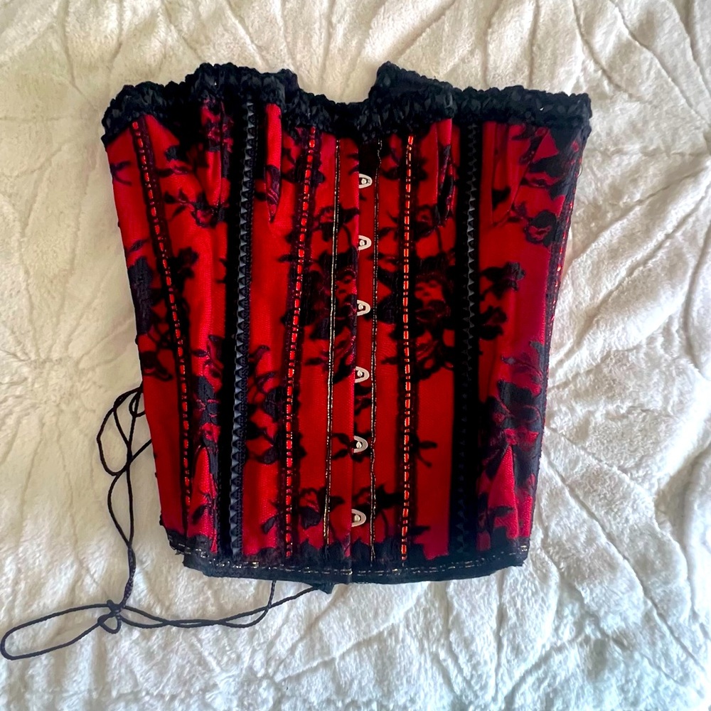 Handmade, traditional style bustier